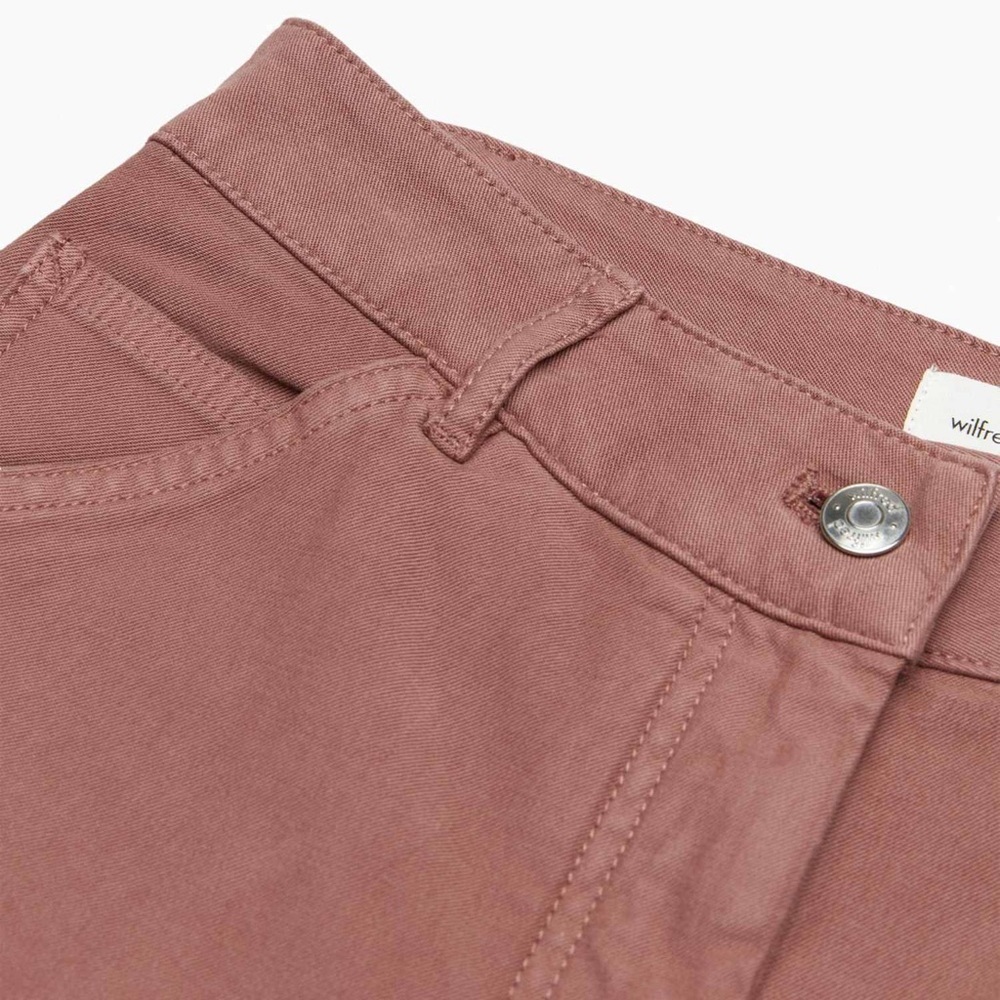 Aritzia Wilfred Free Brennan High Waisted Utility Pants Rose Mocha Womenβs Sz 8 - Picture 4 of 15